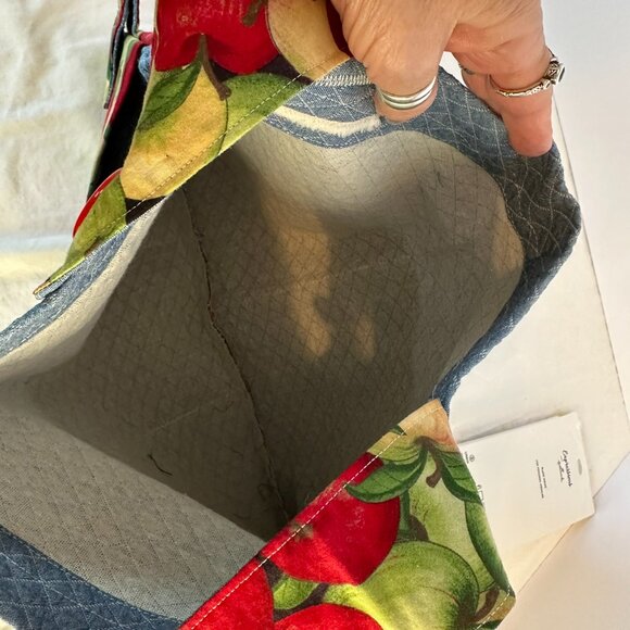 New Walker, Rollater Stroller Tote Bag Caddy w/large top & side buttons Homemade - Picture 9 of 11